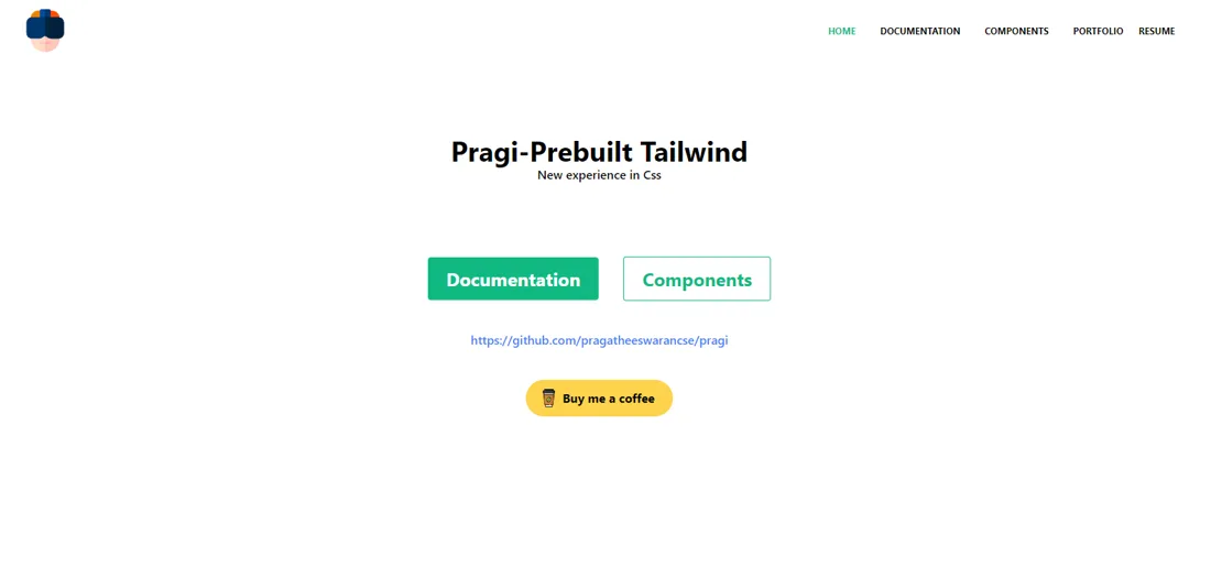 Prebuilt Tailwind components interface preview